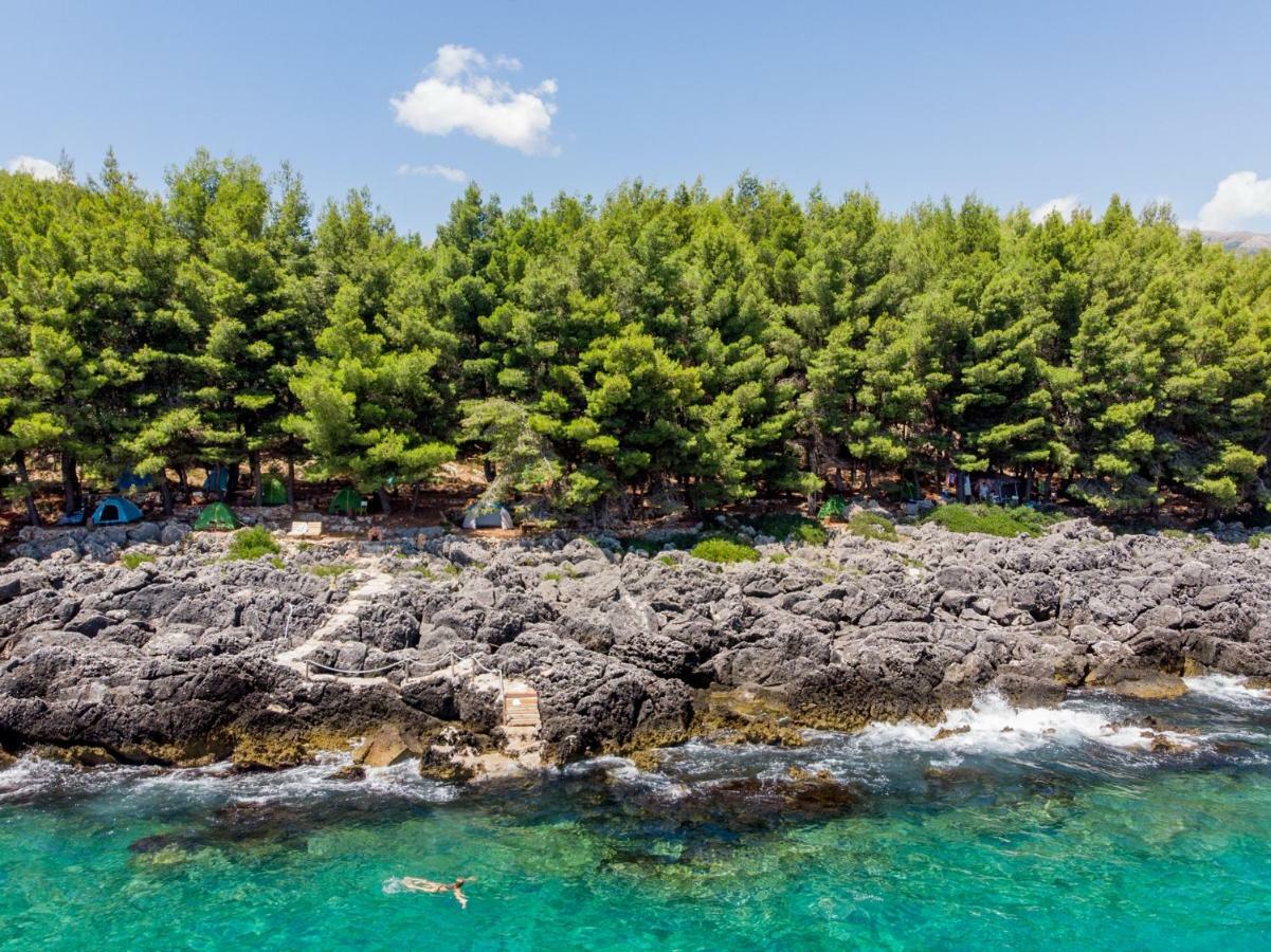 Hotel The Sea Cave Camping Himara Zewnętrze zdjęcie